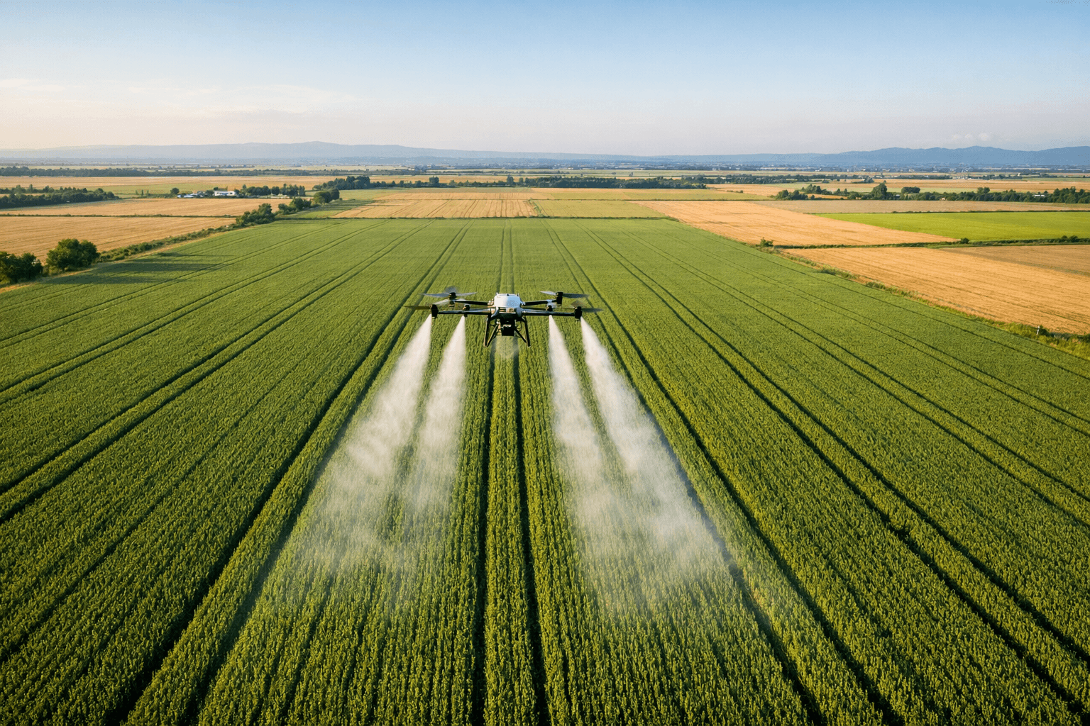 Колко декара пръска дрон за един ден – реални данни